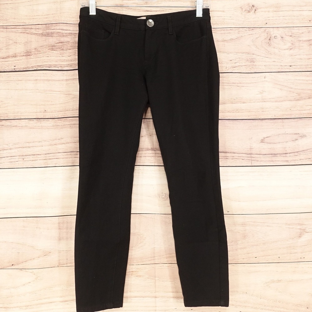 Banana Republic Pants Womens 0P Black Sloan Skinny Ankle Twill Stretch 28x24